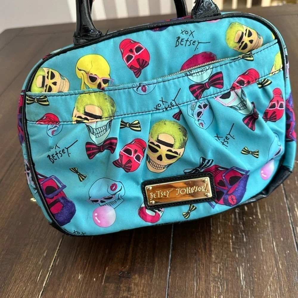 Betsy Johnson cosmetics bag